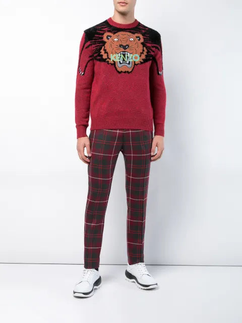 Kenzo intarsia tiger sweater