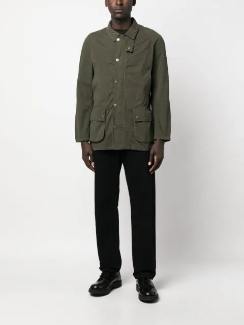 Barbour spread-collar shirt jacket
