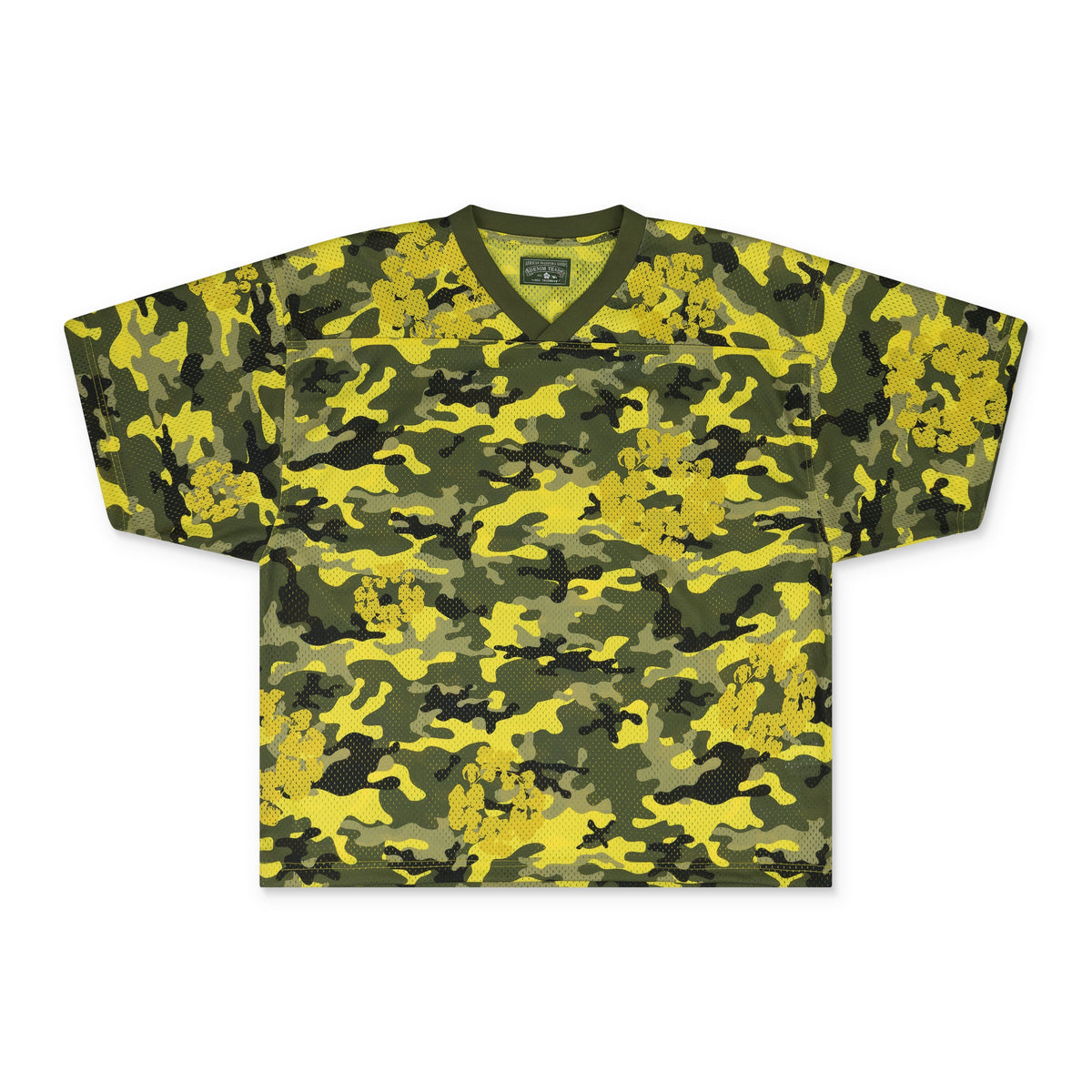 Yellow Camo Wreath Jersey