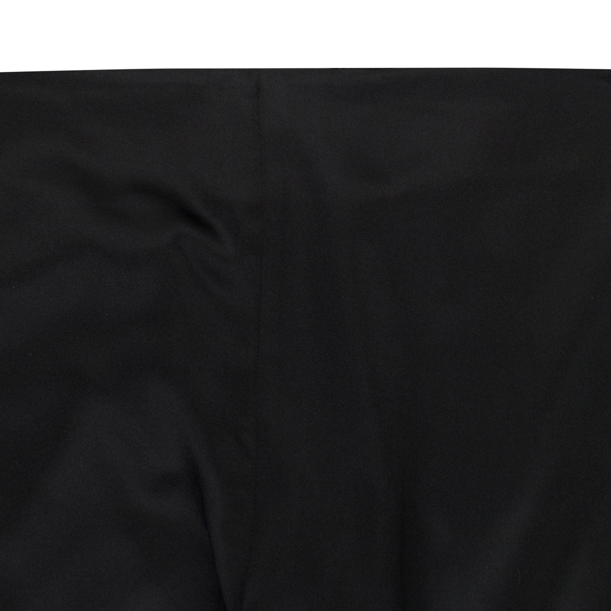 WRAP TIE BLACK STRAIGHT PANTS