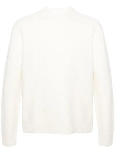 Jil Sander crew-neck boiled wool jumper