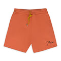 ORANGE SCRIPT LOGO SHORTS