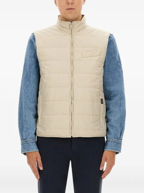 Fay quilted zipped gilet