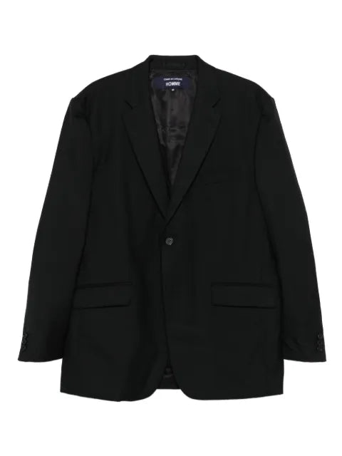 Comme des Garçons Homme single-button wool blazer