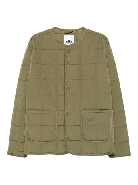 adidas quilted buttoned jacket