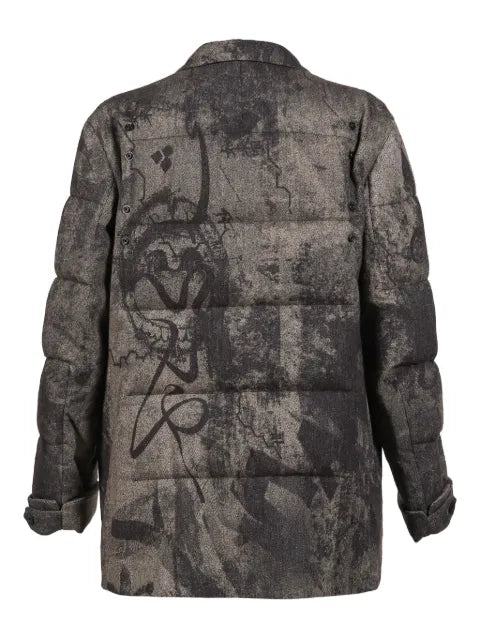 Yohji Yamamoto buttoned padded jacket