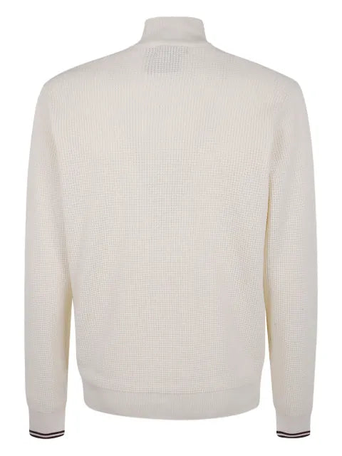 Fred Perry half-zip waffle sweater