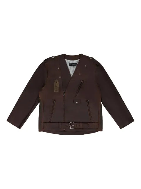 Who Decides War leather jacket