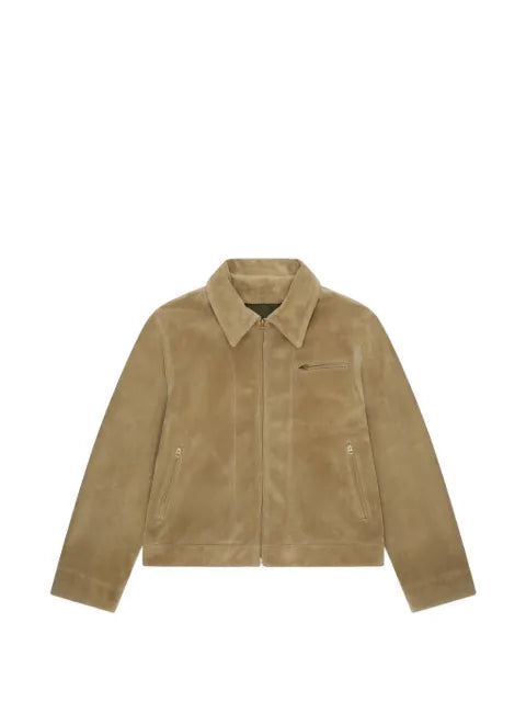 Fortela Rhode zip suede leather jacket