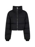 Moncler high-neck cropped jacket