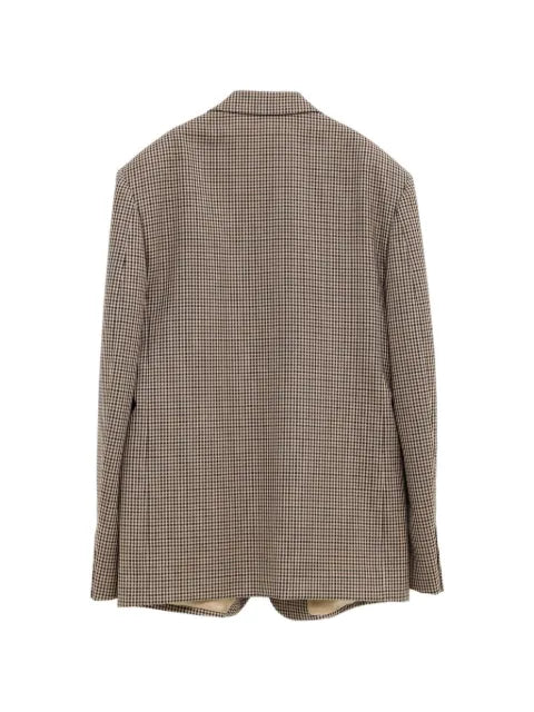 Gucci Gingham check-pattern notched-lapel blazer