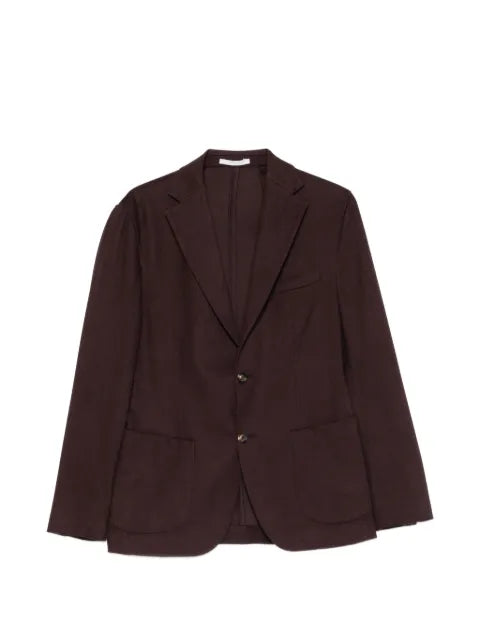 Eleventy single-breasted notched-lapels blazer