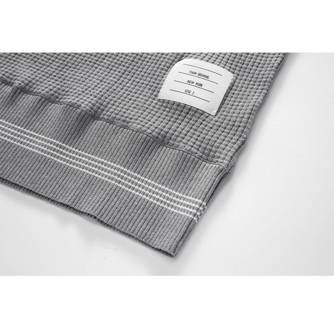 Classic Four-Bar Wool T-Shirt - 100% Cotton Made in Japan | Thom Browne