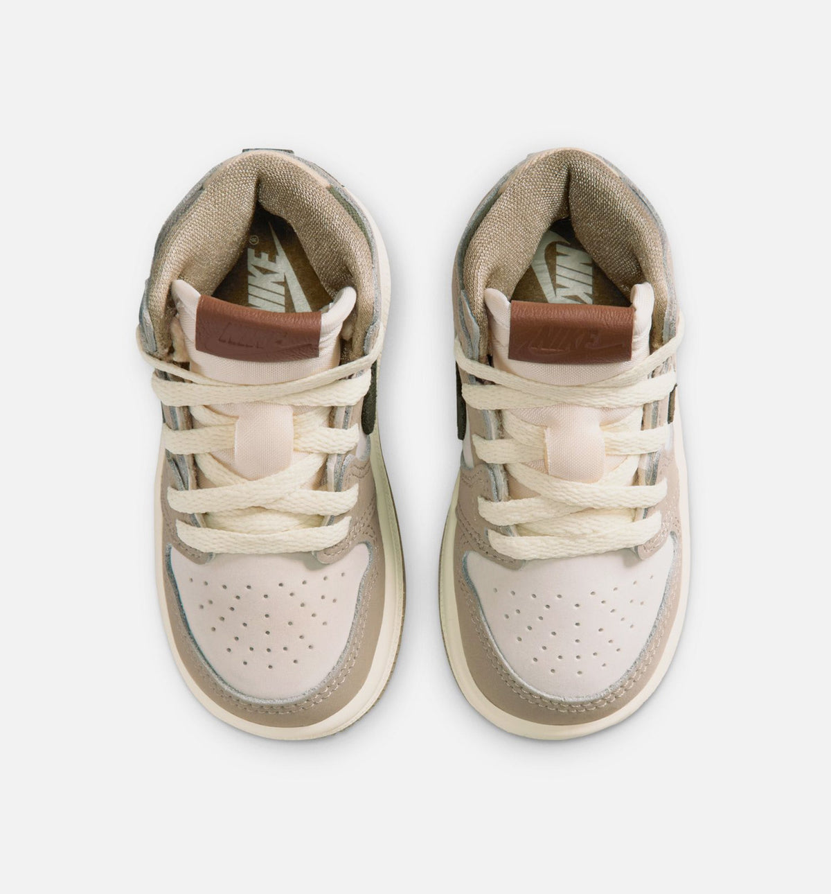 Air Jordan 1 Retro High OG 'Khaki' - Infant/Toddler Lifestyle Sneaker (Khaki/Sail/Coconut Milk/Cargo Khaki)