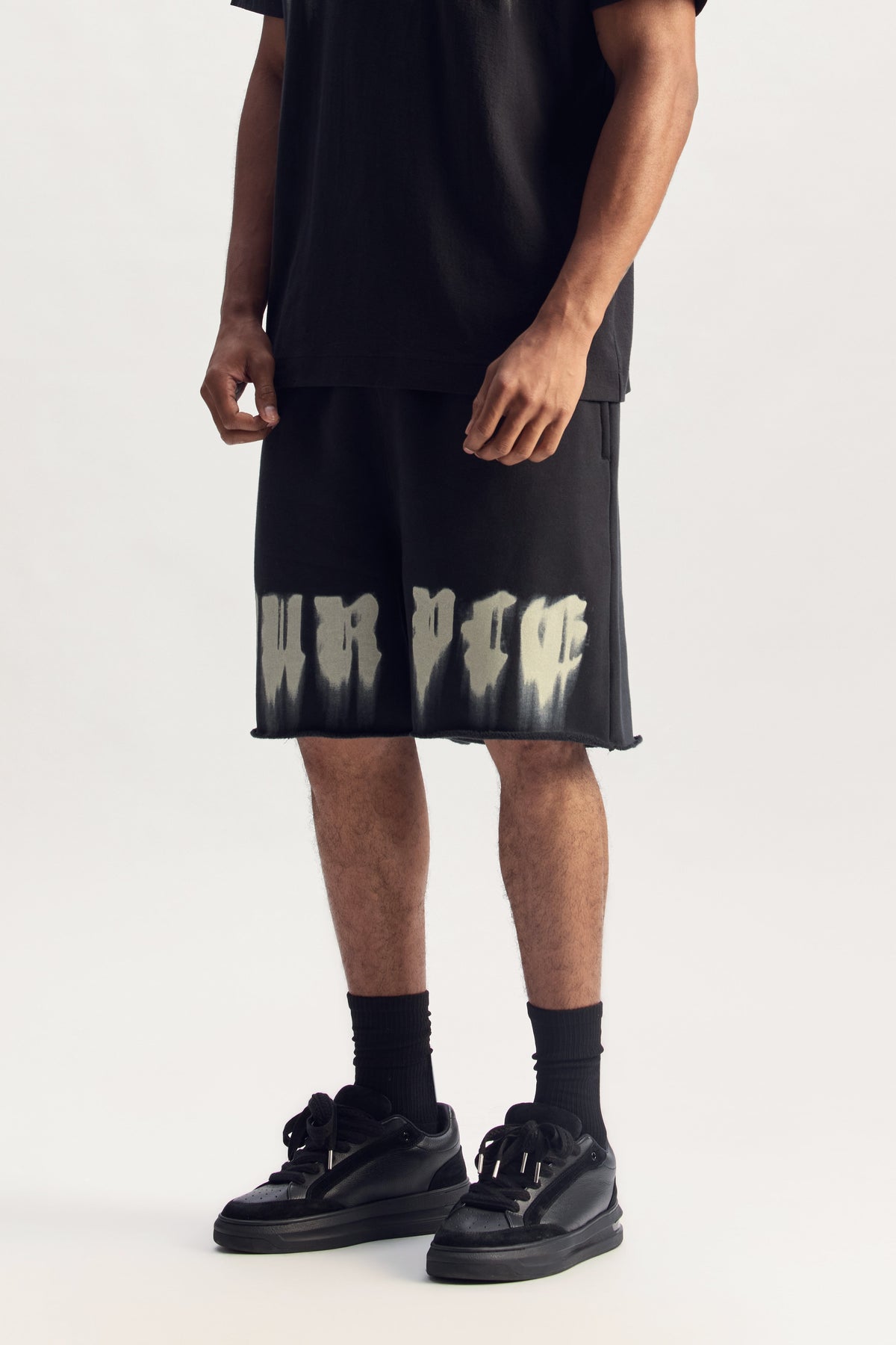 Smudged Gothic Short
