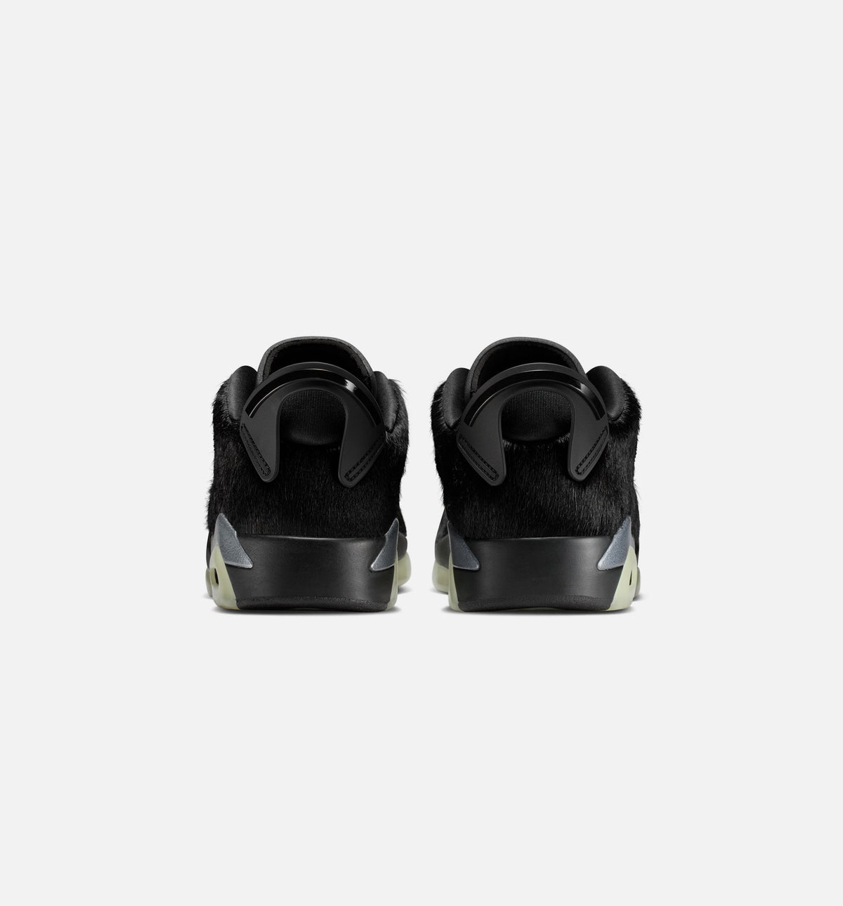 Air Jordan 6 Retro Low Blackout Women's Lifestyle Shoes - All Black