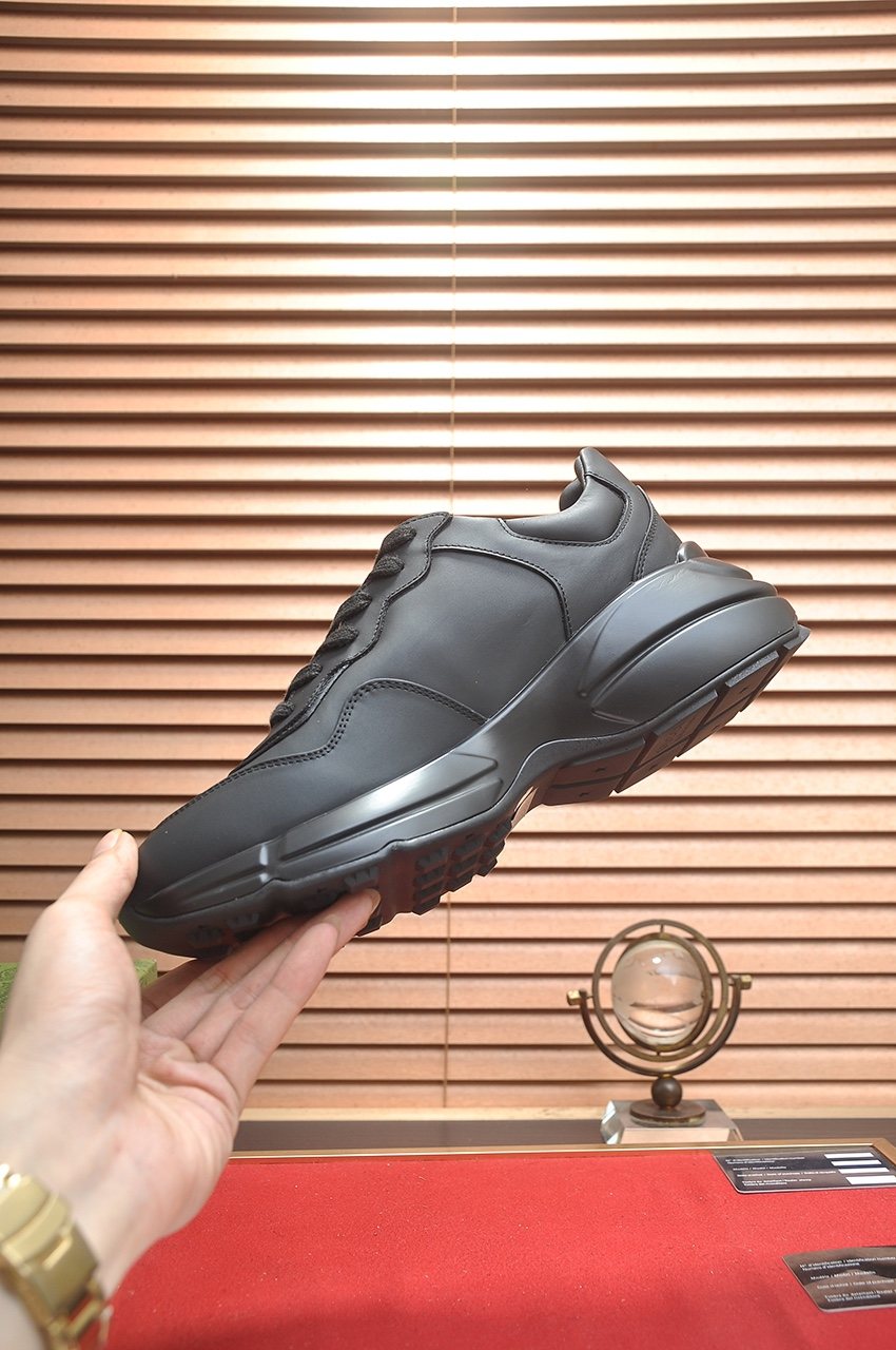 Gucci Tonal Chunky Low-Top Sneakers