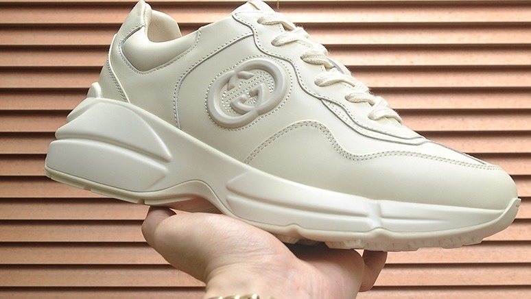 Gucci Tonal Chunky Low-Top Sneakers