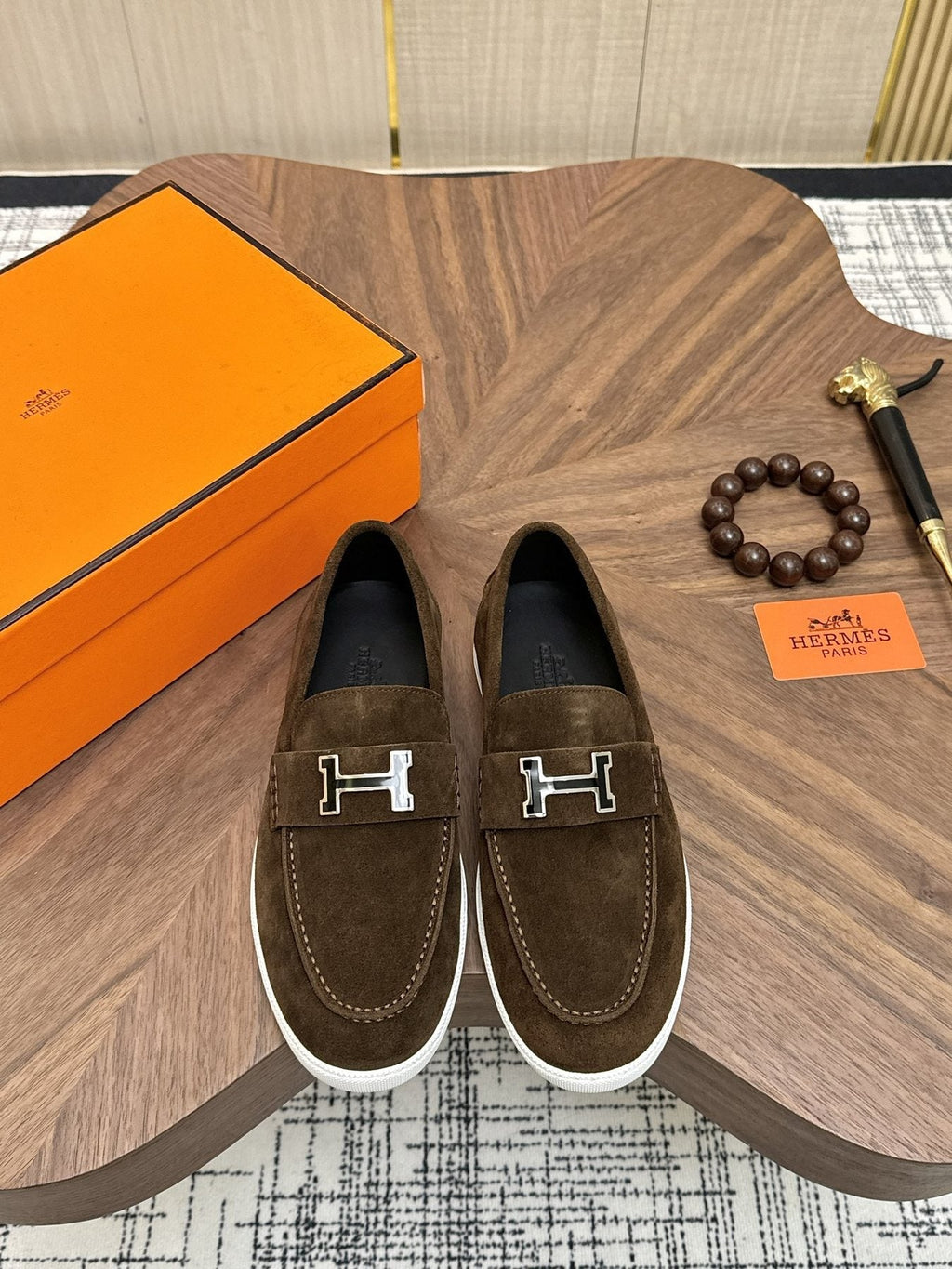 Hermès H-Hardware Slip-On Sneakers