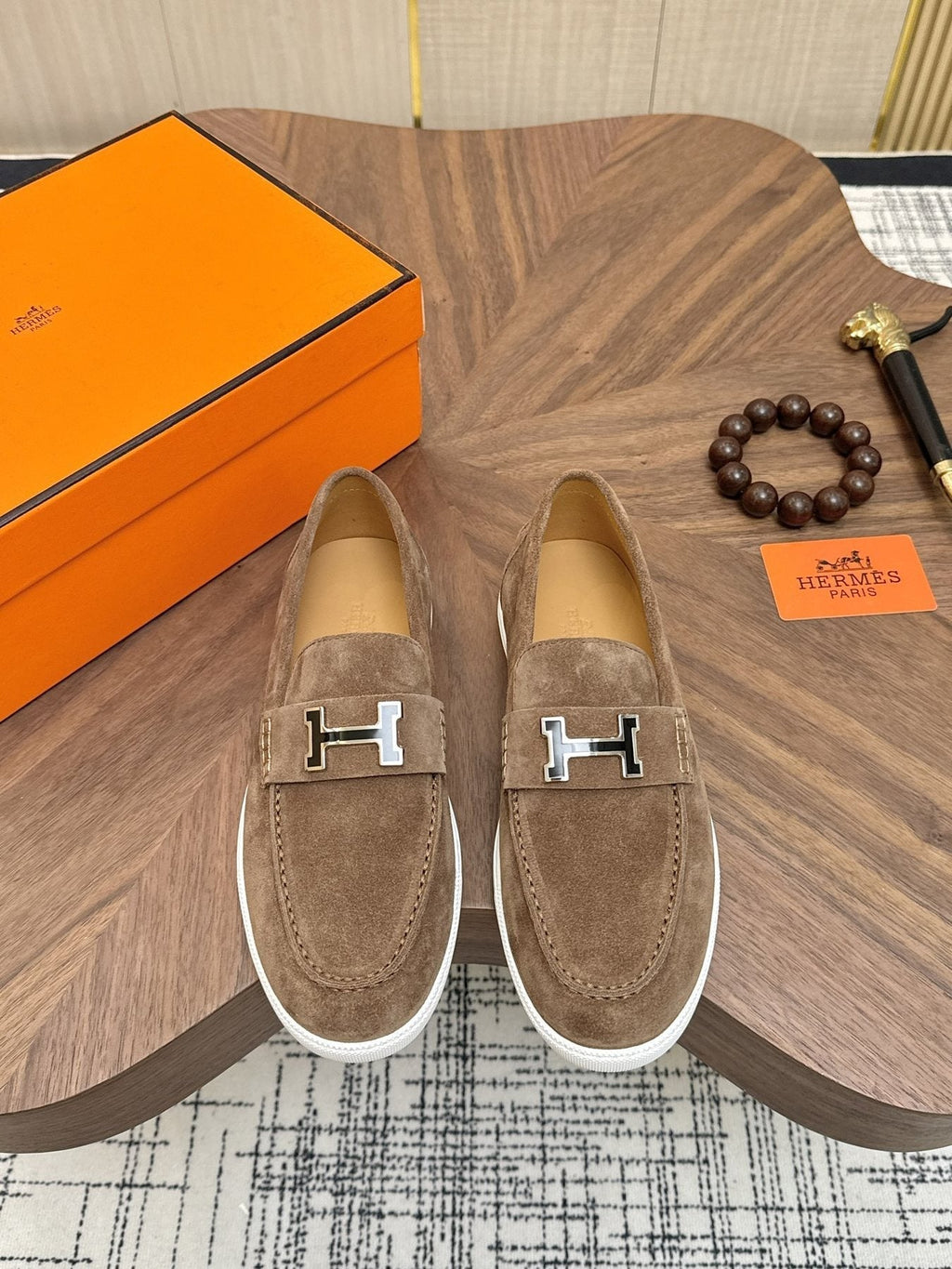 Hermès H-Hardware Slip-On Sneakers