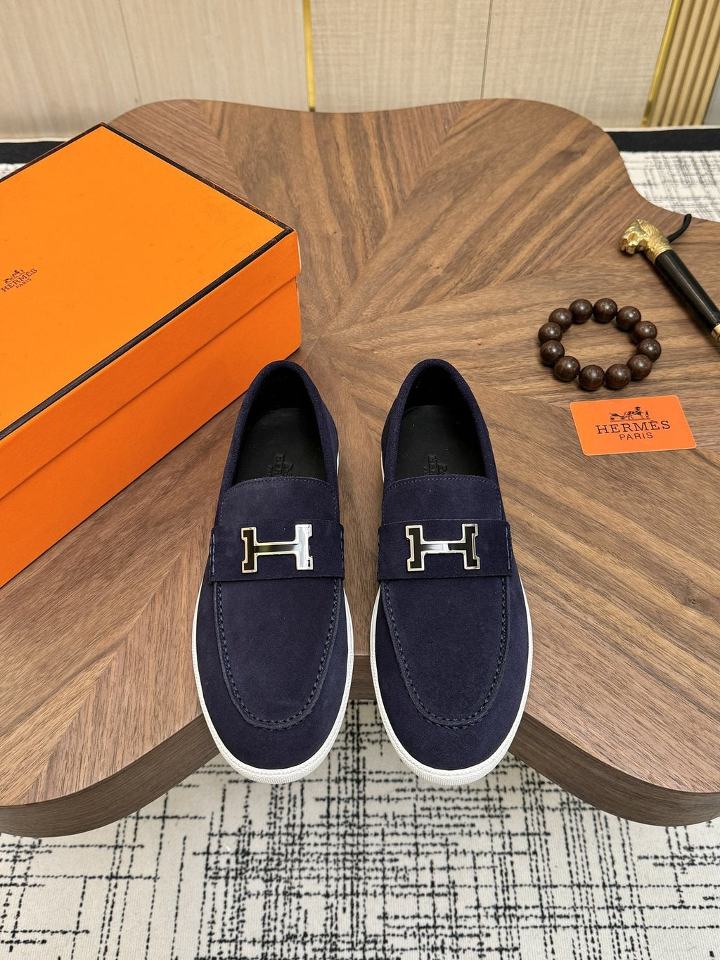 Hermès H-Hardware Slip-On Sneakers