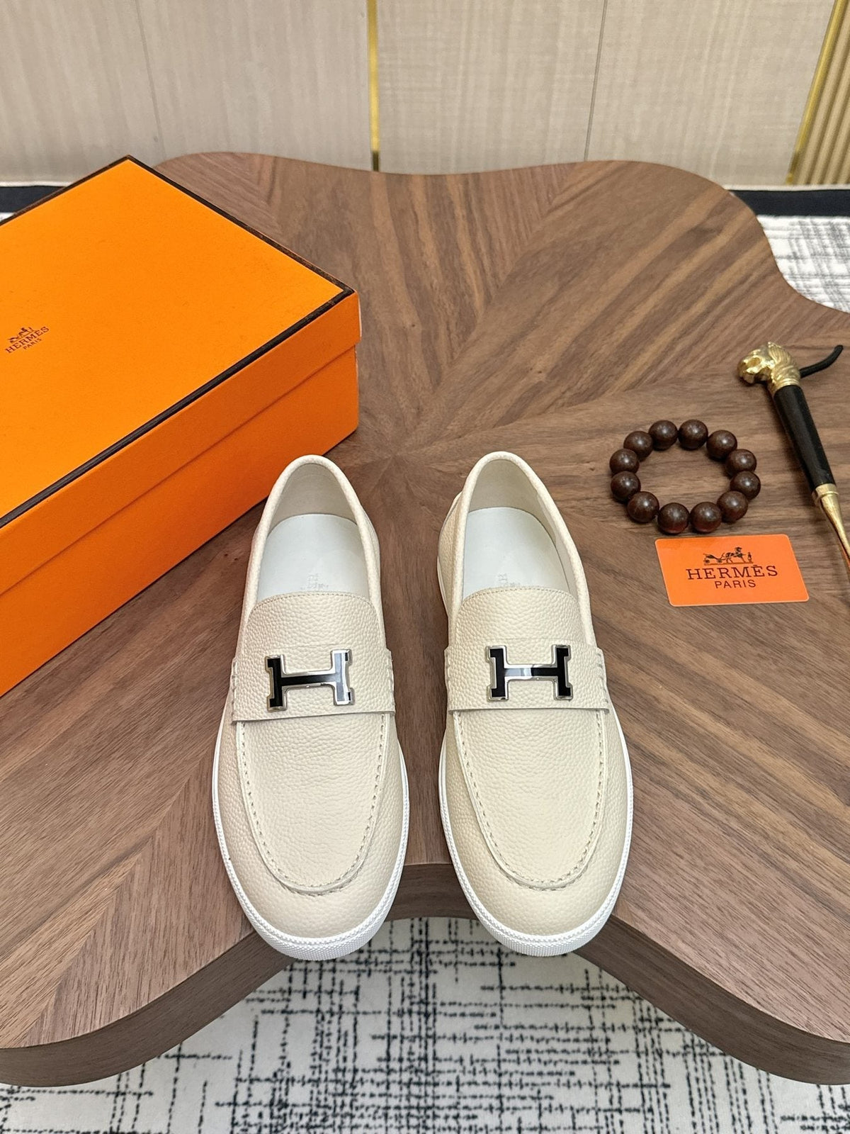 Hermès H-Hardware Slip-On Sneakers